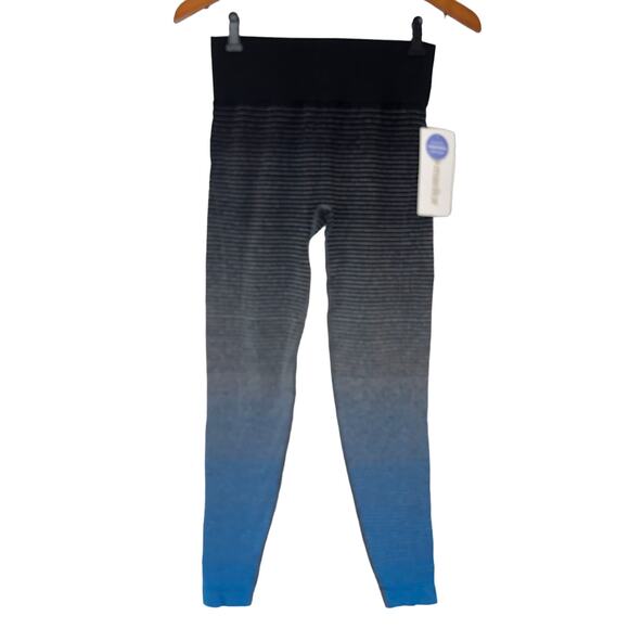 Marika- Dip Dye Stripe Seamless High Rise Yoga Leggings- Med-NWT - Picture 1 of 9